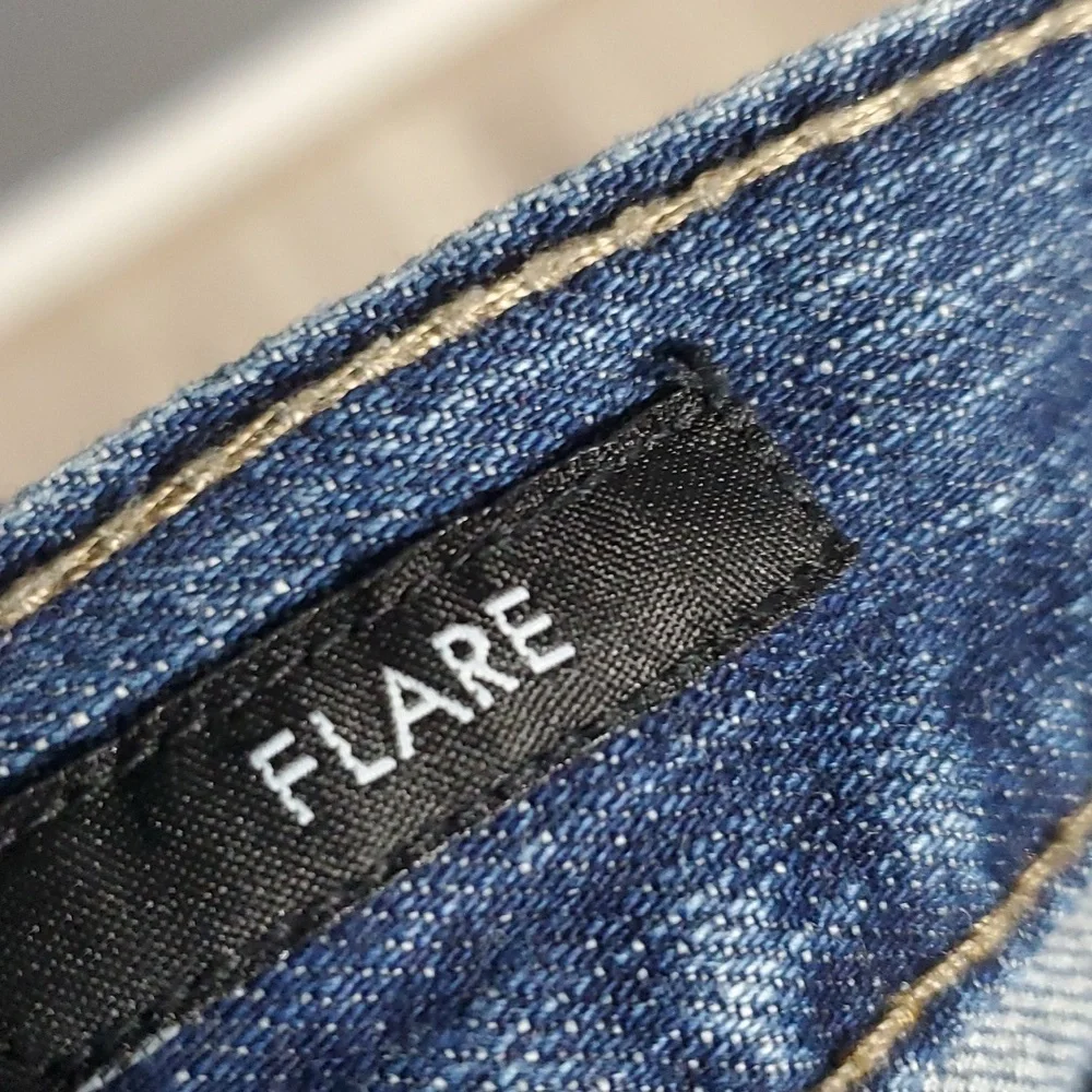 Calvin Klein High Rise Flare Jeans Size 12 Y2K